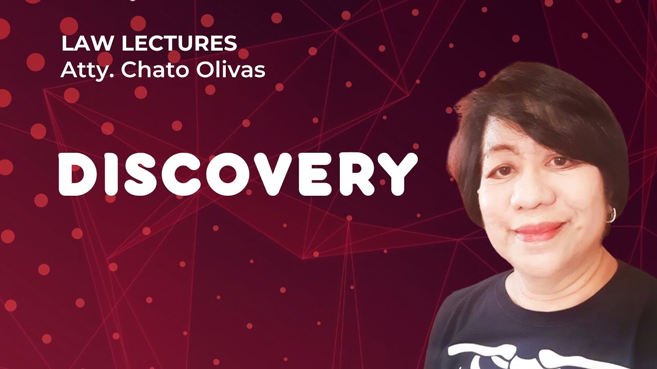 [Civil Procedure] Modes of discovery under Rules 23-29 of the Philippine Rules of Court