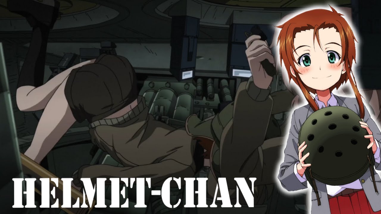 Girls Und Panzer Except its just the parts with Helmet-Chan (And additional parts for context)
