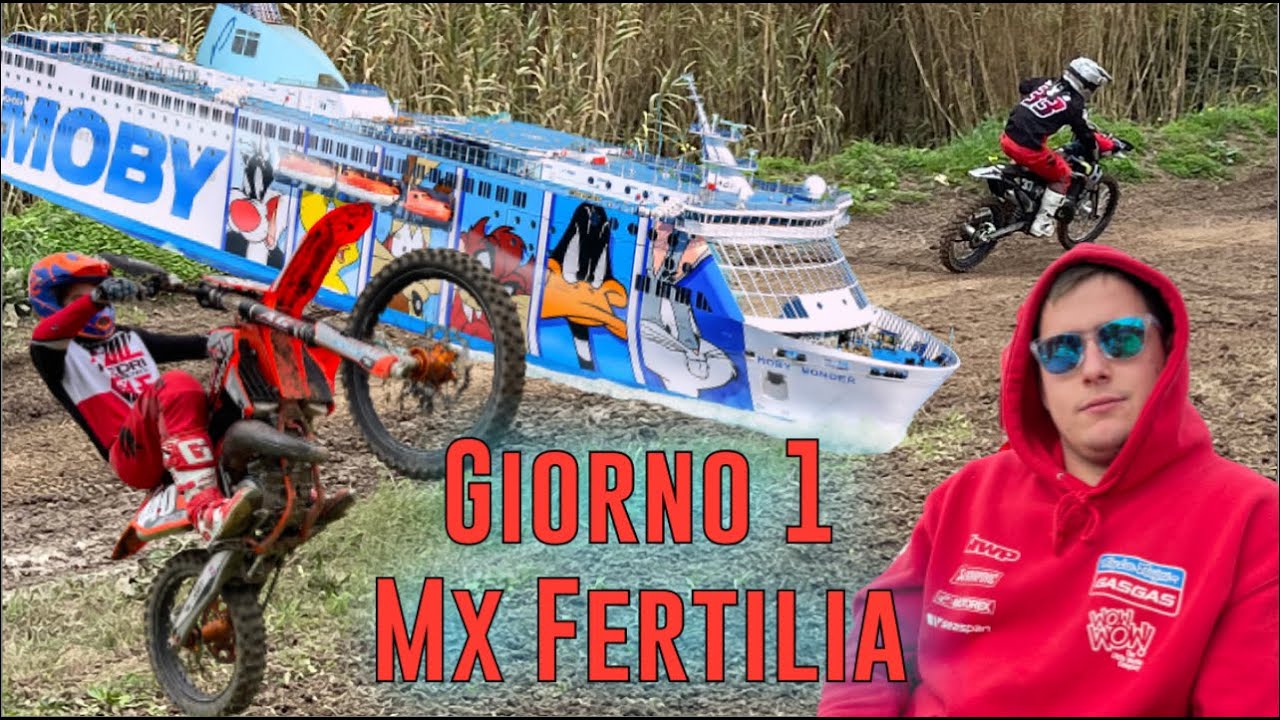 MOTOCROSS \ viaggio e giorno 1 -  Sardegna 2022 #fertilia #trainingplan