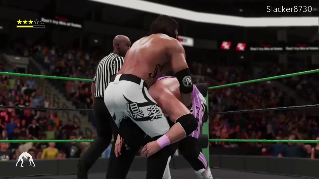 WWE 2K18 FW AJ Styles vs Bret Hart
