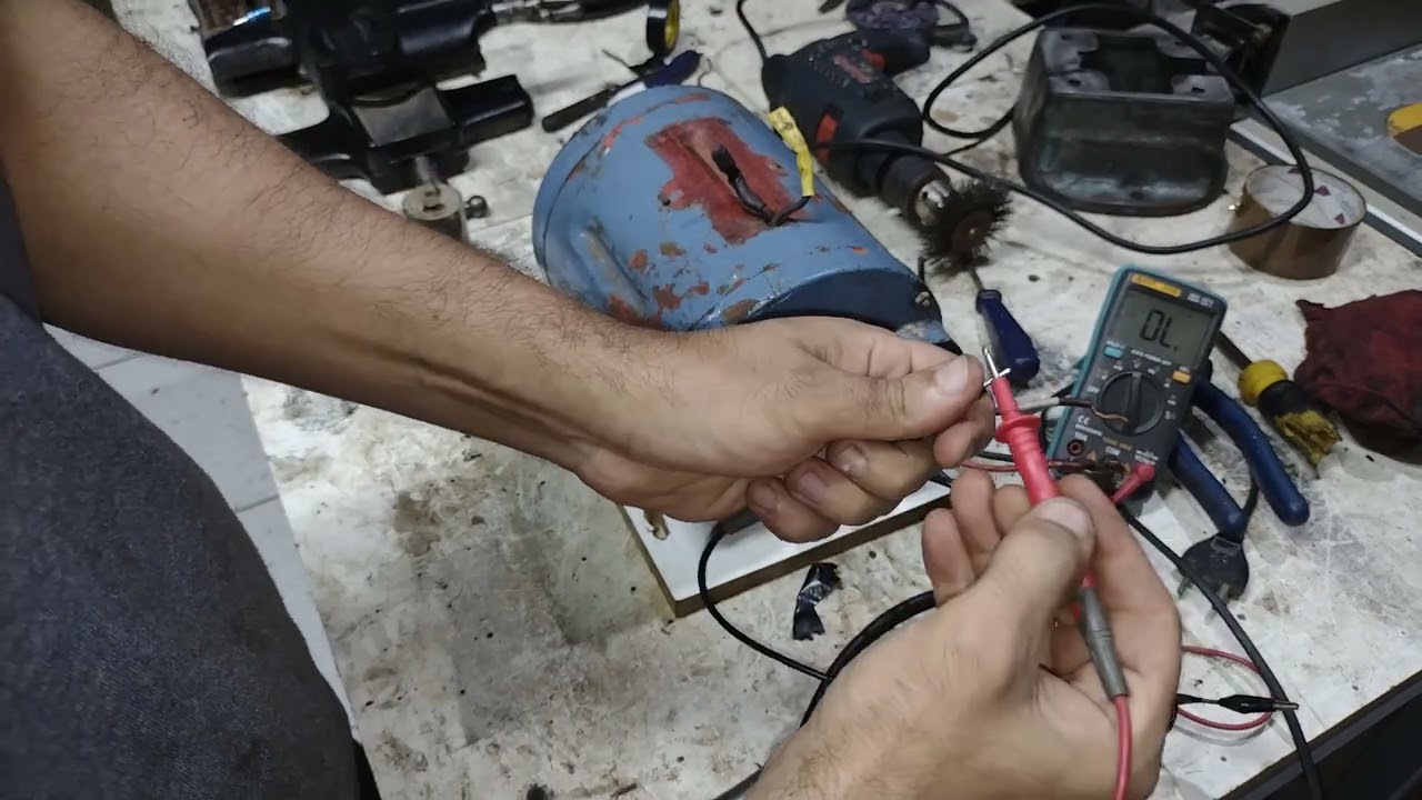 Como Inverter sentido de rotação do motor sem identificação nos fios 🔧🔩🛠️