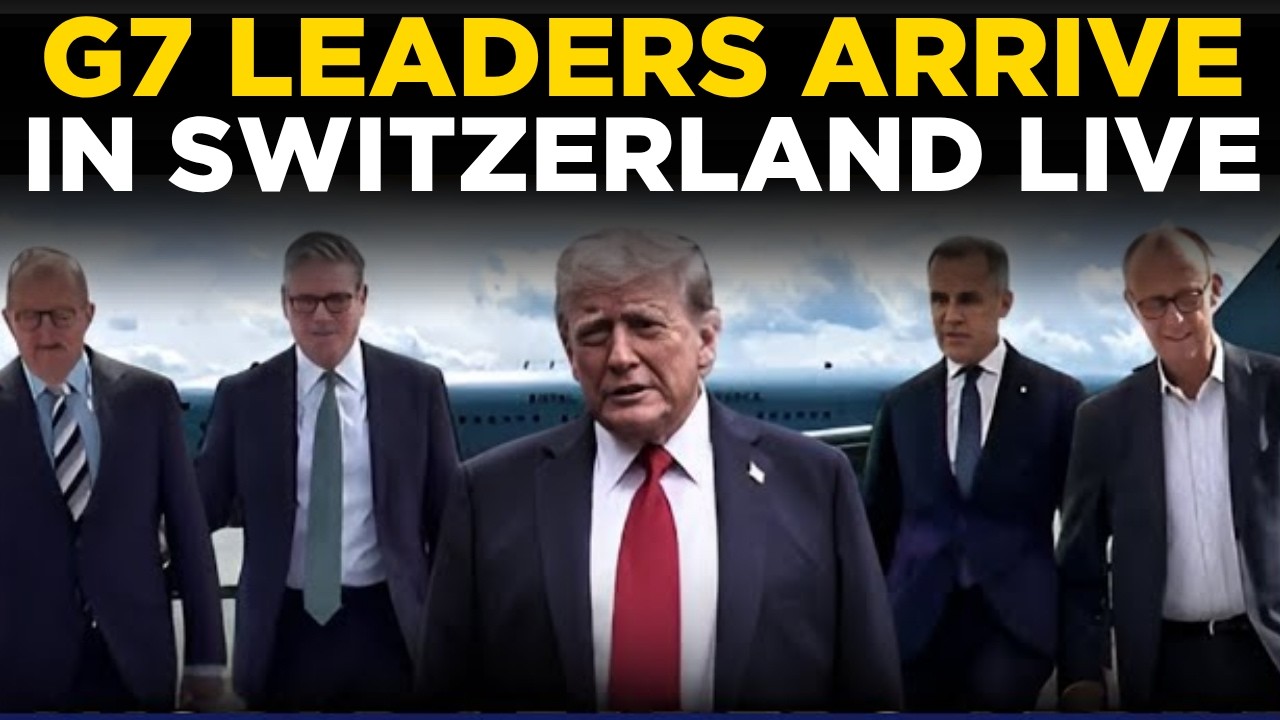 G7 SUMMIT ARRIVALS LIVE | DONALD TRUMP & WORLD LEADERS ARRIVE! Watch Live From Geneva Airport