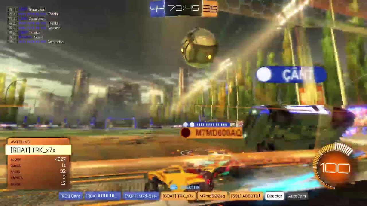 (اقيام سوبر نجيب لقطات اسطوريه من دون اهداف طبعن) بث روكيت ليق !! Rocket League Live !!