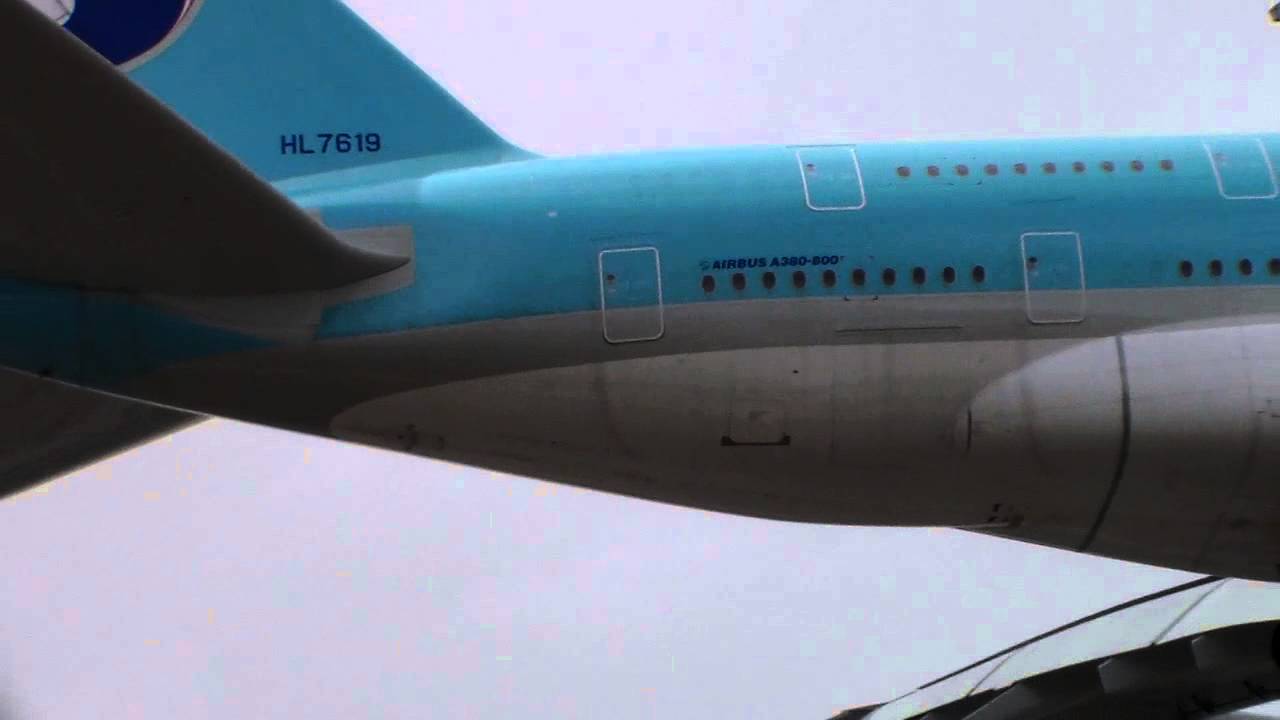 Korean Air Airbus A380-861 [HL7619] Landing At LAX