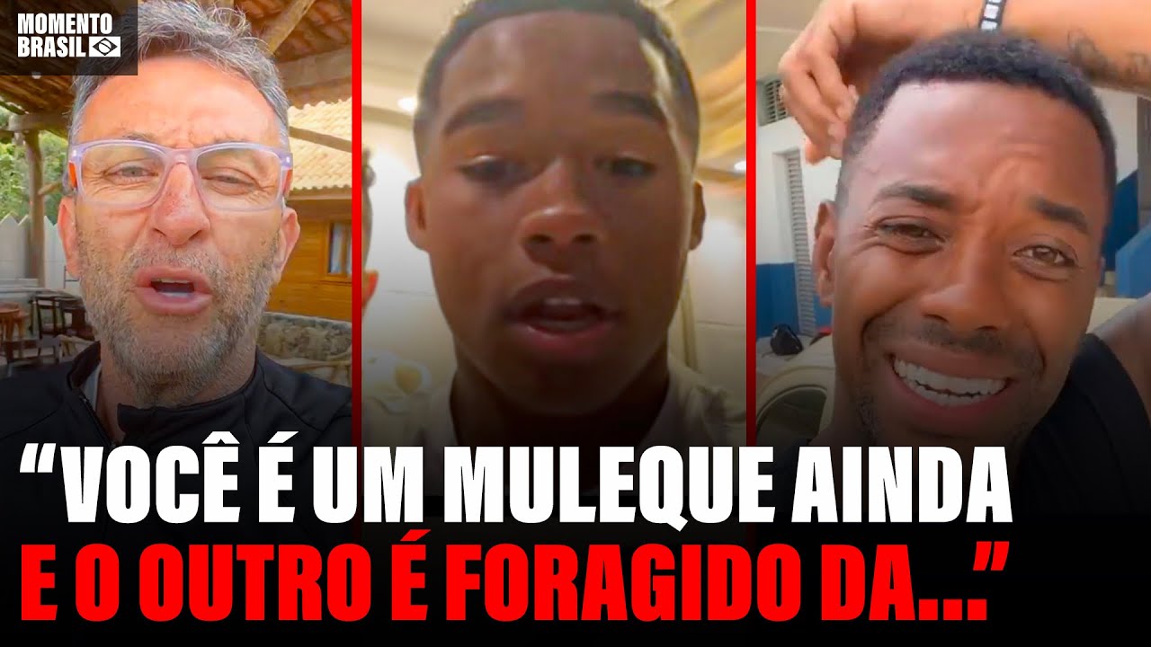 ROBINHO E ENDRICK CAUSAM DISCUSSÃO AO VIVO E O FIM DOS CLUBES BRASILEIROS