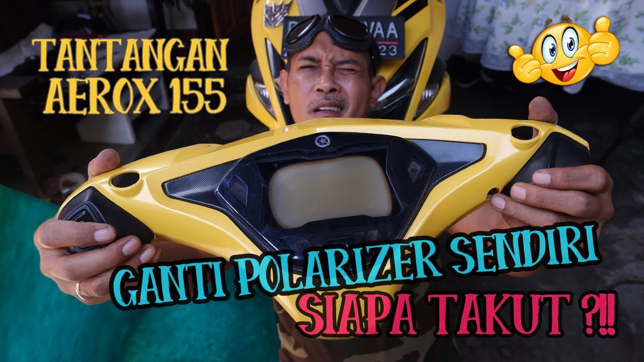 Cara Mengganti Polarizer LCD Speedometer Yamaha Aerox 155 - Tutorial Lengkap