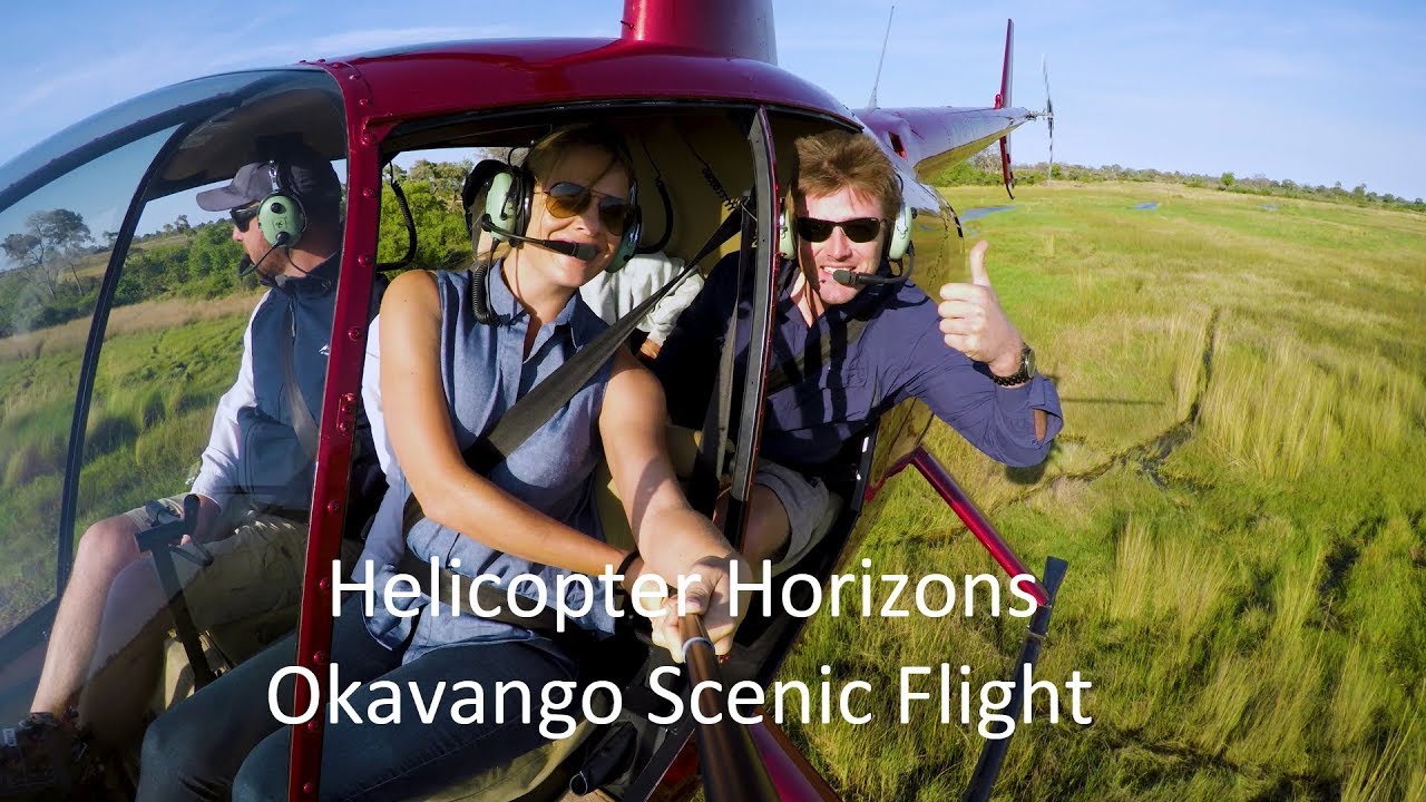 Travel Documentary. Helicopter Horizons - Okavango Delta Scenic Flight. Botswana