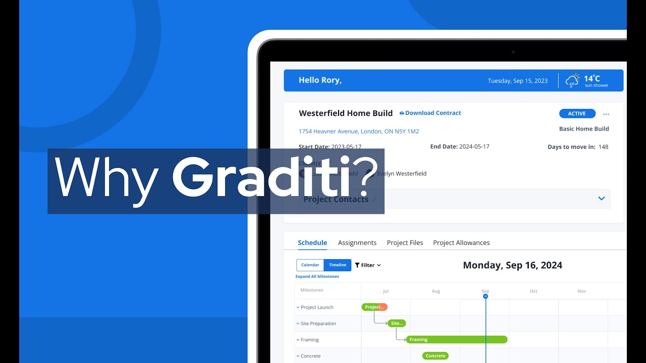 Why Graditi - Canadian Construction Management Software