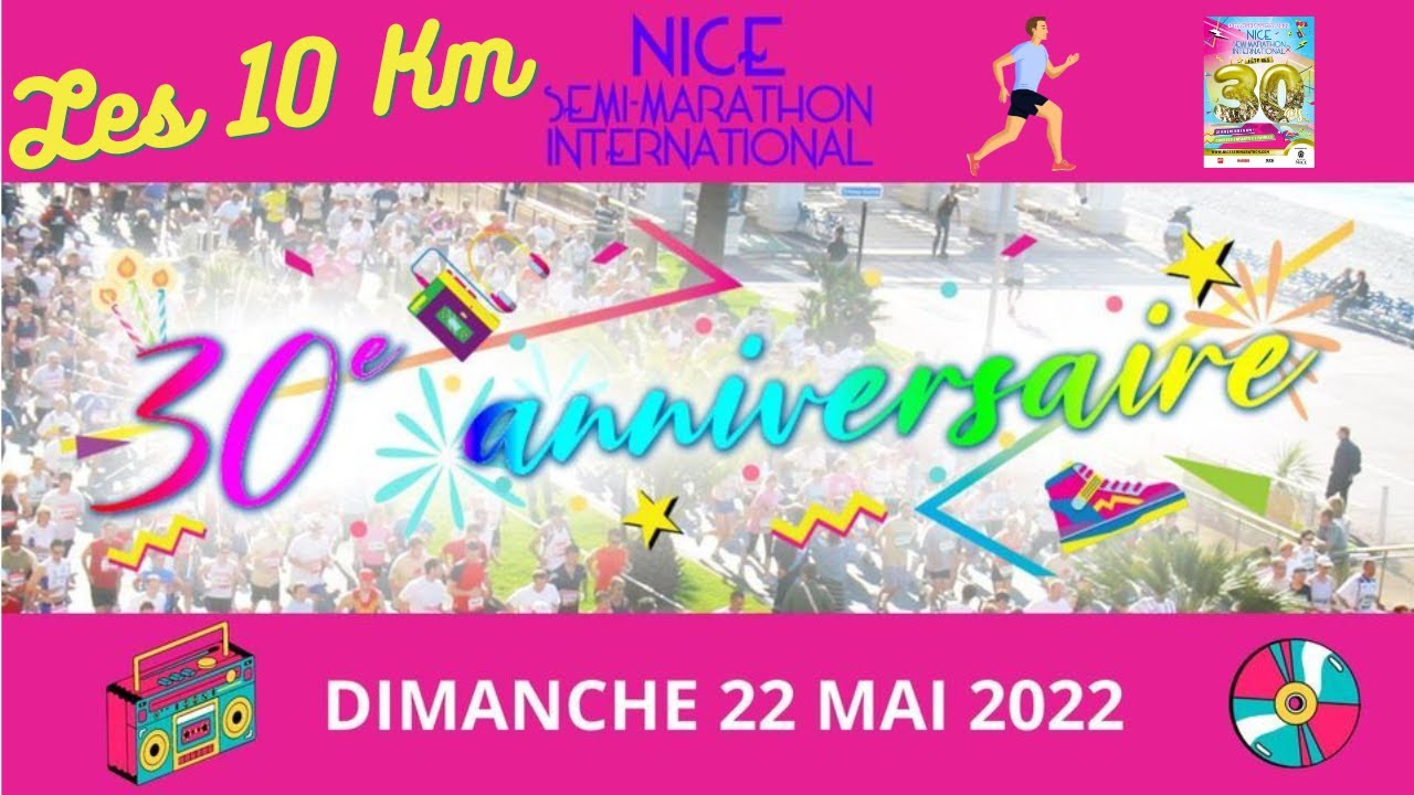 Semi Marathon de Nice 2022, course des 10 Km, inside race.