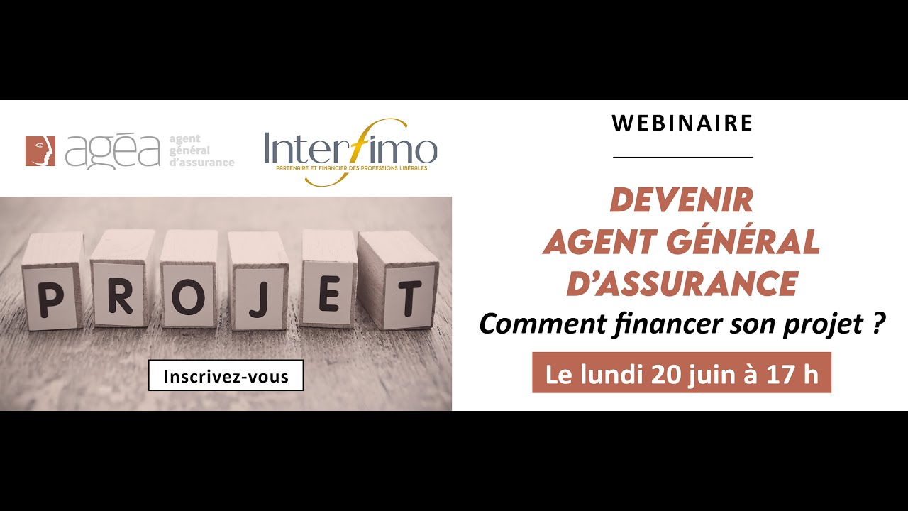 Devenir agent général d'assurance : comment financer son projet ? - webinaire