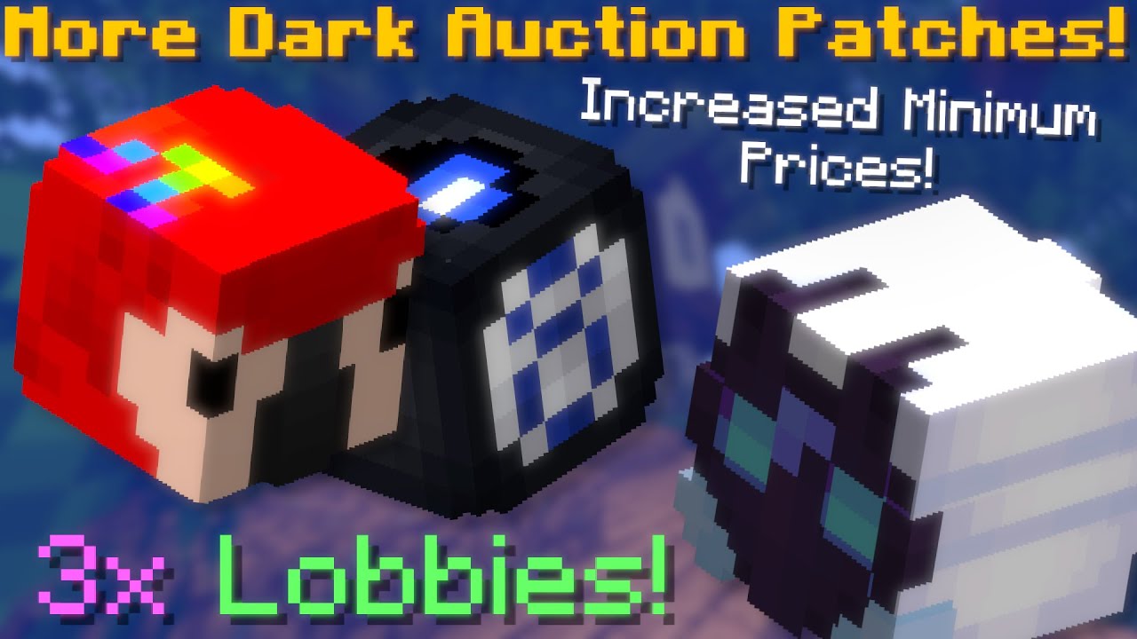 3x Dark Auction Lobbies! Anti-Collusion Change! (Hypixel Skyblock News)