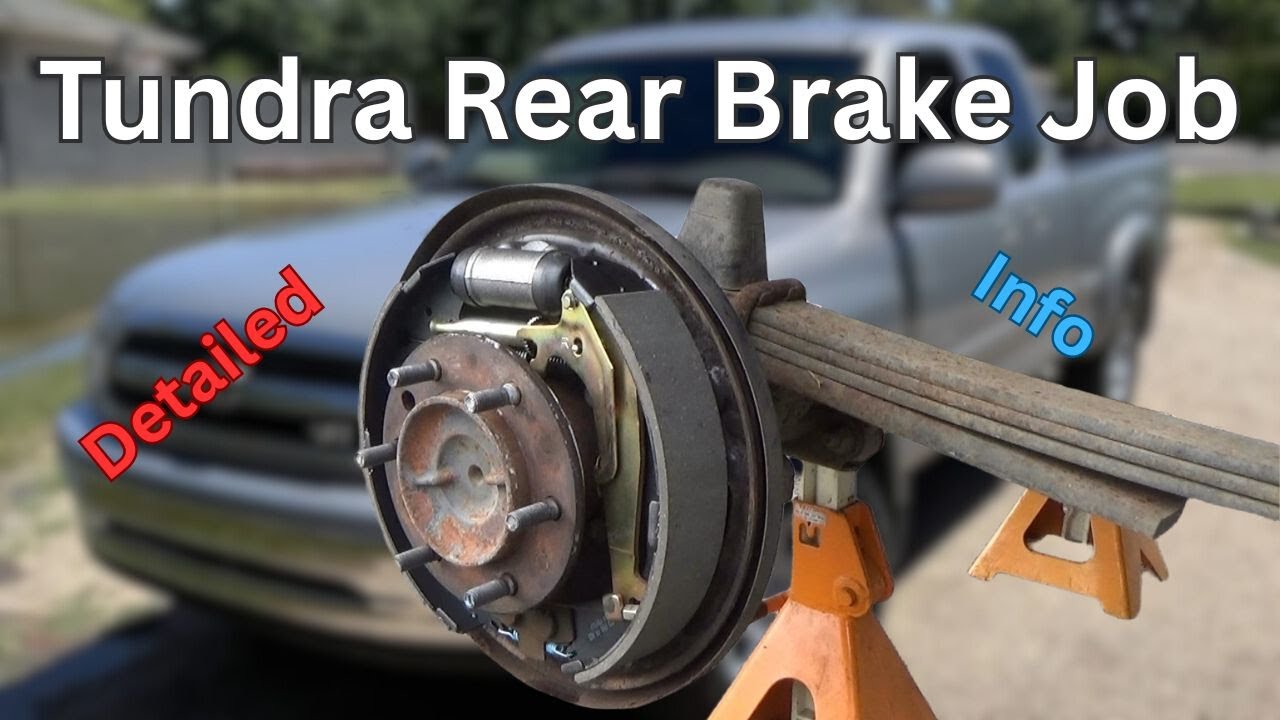 Toyota Tundra Rear Brake Job Anyone Can Do!