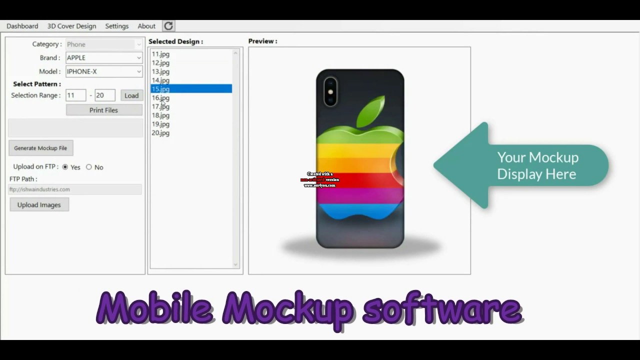 Mobile Mockup software |bulk #MobileCover Printing solutions | #Sublimation | 3d mobile cover Mockup