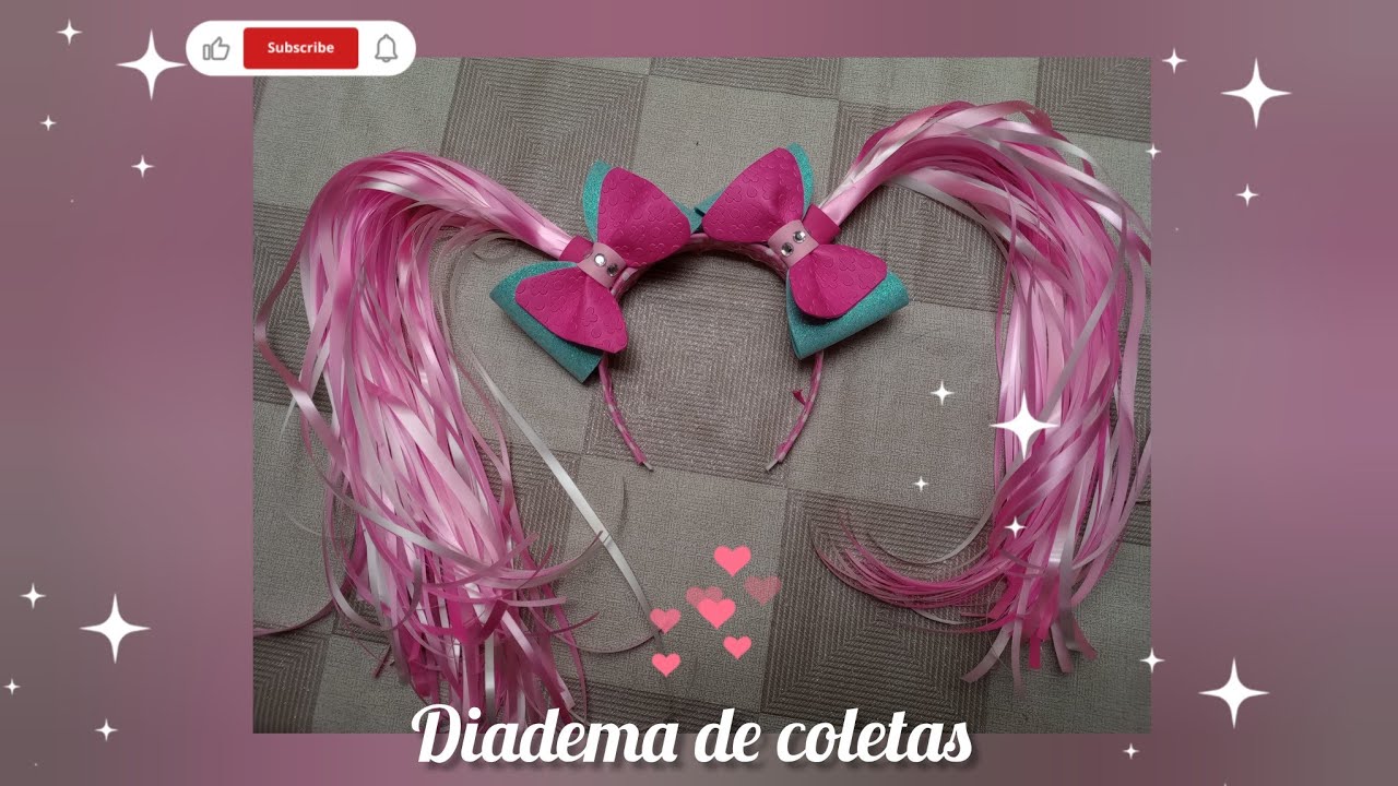Diadema loca con coletas para el día del niño 😜  #díadelniño #diademas #divertida#niña#vinchas
