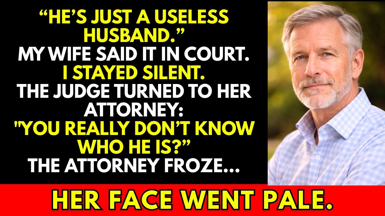 In Court, My Wife Called Me “Financially Incompetent” — Until The Judge Asked One Question…