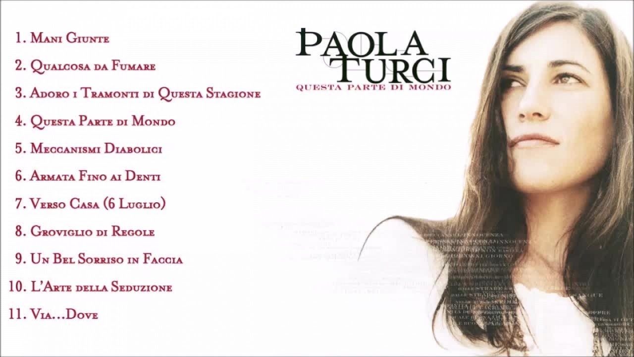 Paola Turci - Questa parte di mondo - (Full Album)