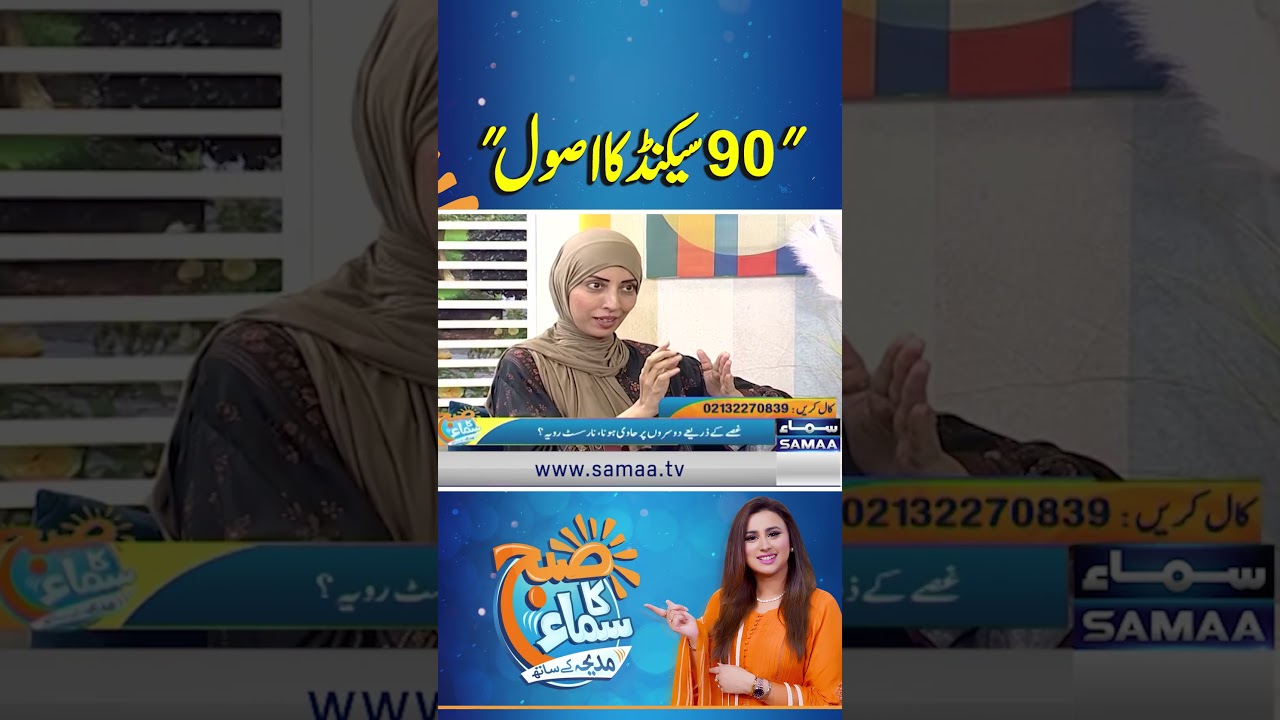 Ghussa Control Karne Ka Tareeqa | Subh Ka Samaa