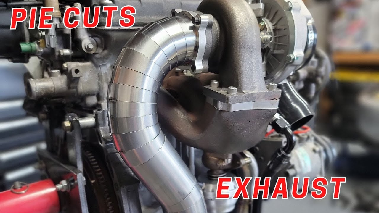 How to build Custom Pie Cut Exhaust down pipe
