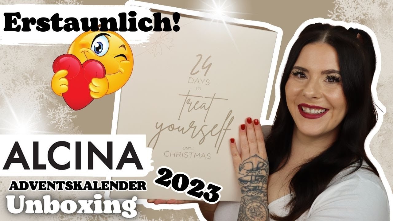 Erstaunlich! ❤️ Alcina Adventskalender 2023 | 24 Türchen UNBOXING