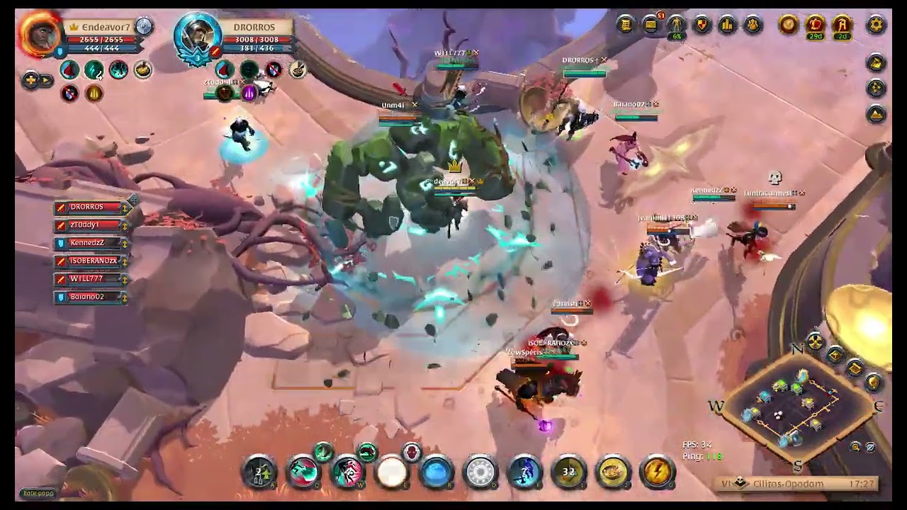 Urso  Avalon Roads pvp / 2 lutas seguidas.