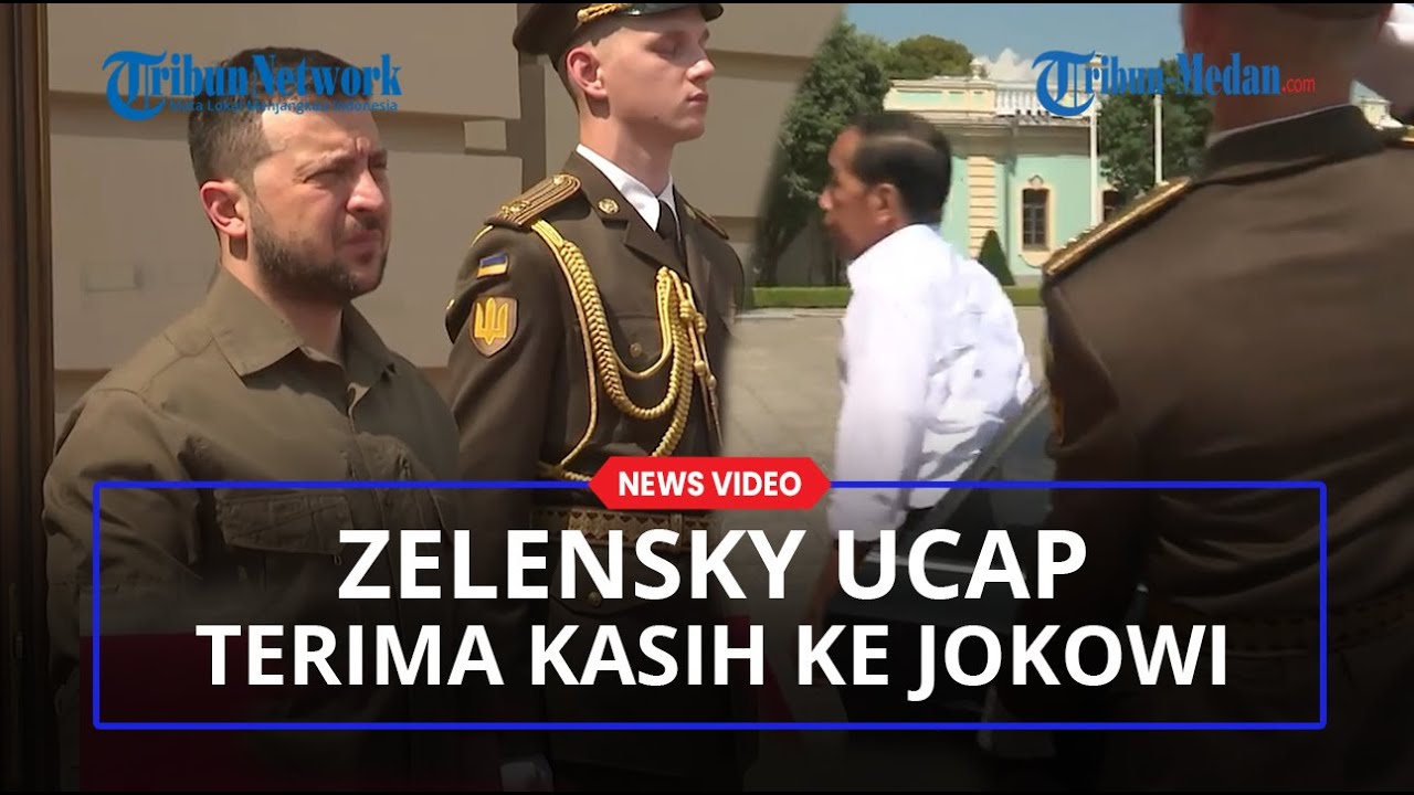 Zelensky Kagumi Jokowi, Lakukan Penyambutan Spesial di Istana Mariyinsky