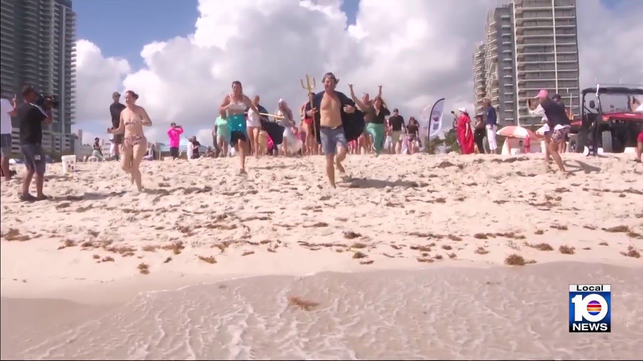 Cupid Splash draws South Floridians into the ocean for environmental cause