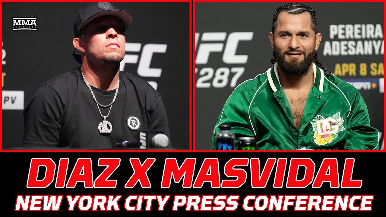 Nate Diaz vs. Jorge Masvidal Full New York Press Conference | Diaz vs. Masvidal