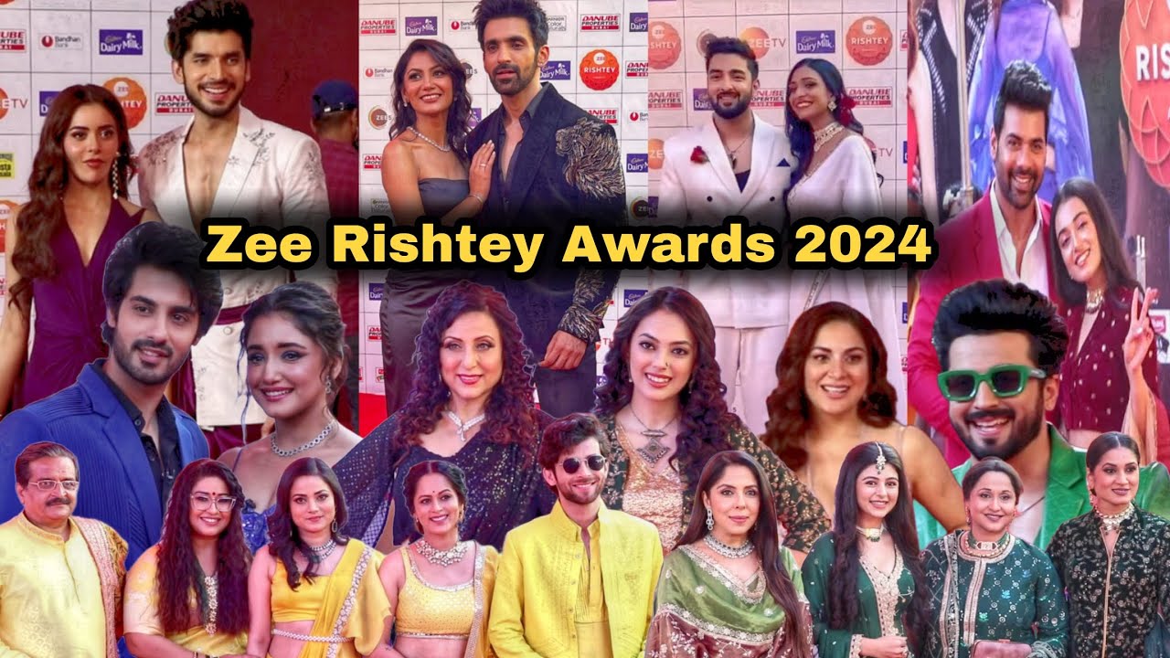 Zee Rishtey Awards 2024 | Arjit Taneja-Sriti Jha, Rohit Suchanti-Aishwarya Khare, Paras Kalnawat
