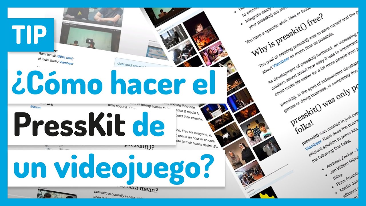 Cómo hacer el Press Kit de un videojuego