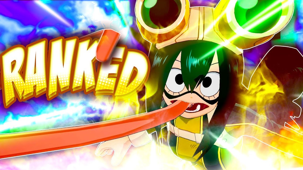 LICKING EVERYONE ONLINE!!! My Hero Academia: One's Justice 2 Tsuyu Online Ranked Matches