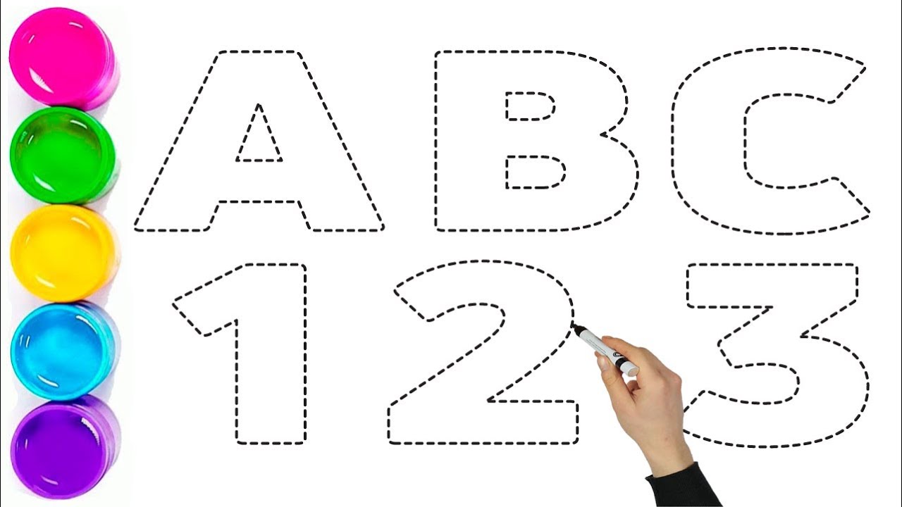 Learn ABC-123 - Kids Tracing & Coloring Fun