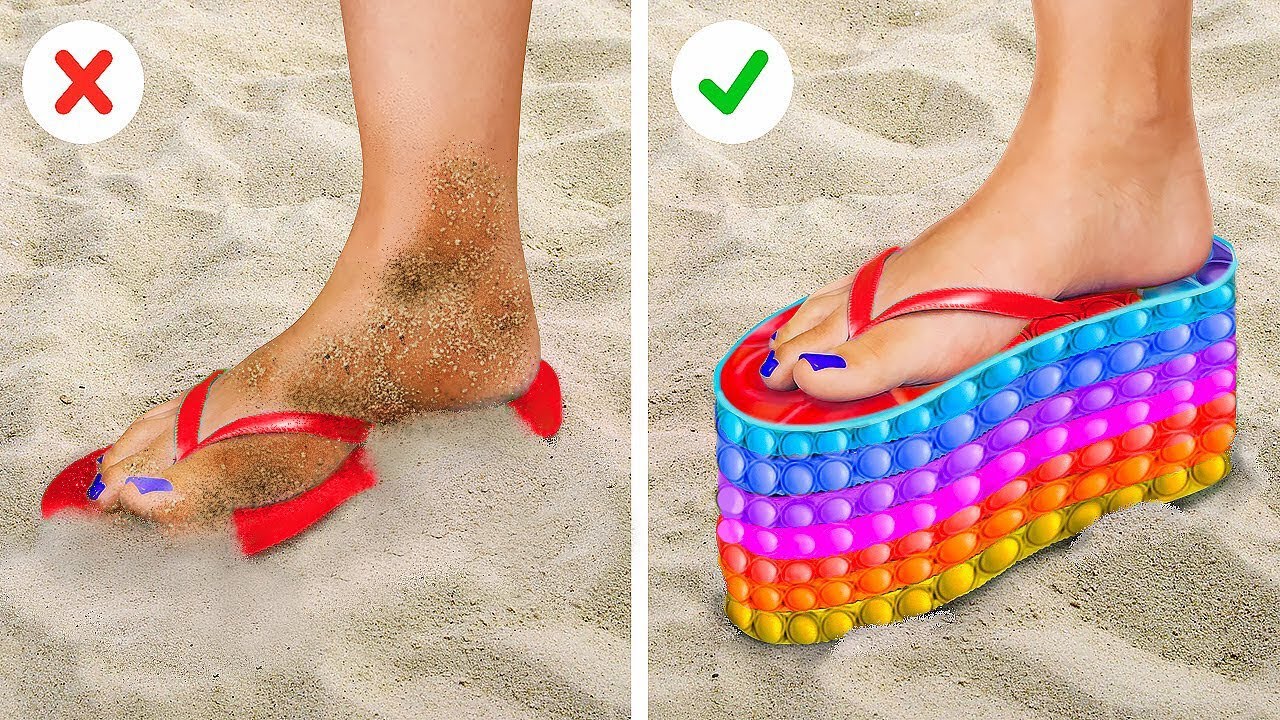 50+ Hot Summer Hacks That Will Save Your Day 🌞😎 Useful Feet & Shoe Hacks For Perfect Summer