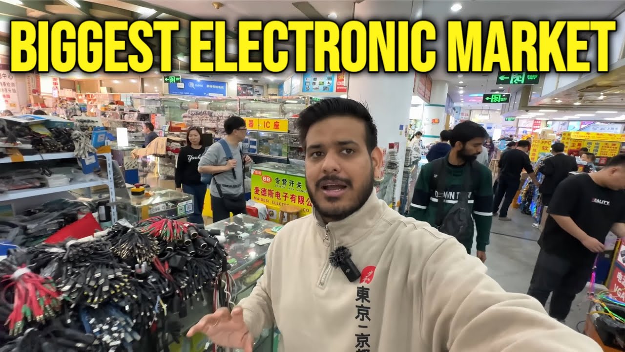 Biggest Electronics Market In The World 🇨🇳 -  India To Australia By Road 🇮🇳