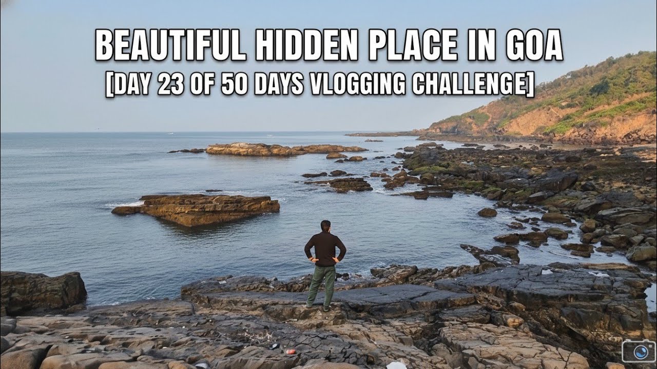 Goa at 7:00 AM? 😱 Empty Baga Beach & Sunrise | Day 23/50