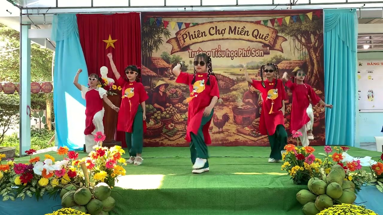 Tết bao vui tiêu học Phú sơn 