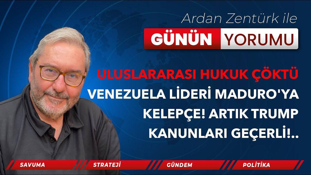 ULUSLARARASI HUKUK &Ccedil;&Ouml;KT&Uuml;, VENEZUELA LİDERİ MADURO'YA KELEP&Ccedil;E! ARTIK TRUMP KANUNLARI GE&Ccedil;ERLİ!..