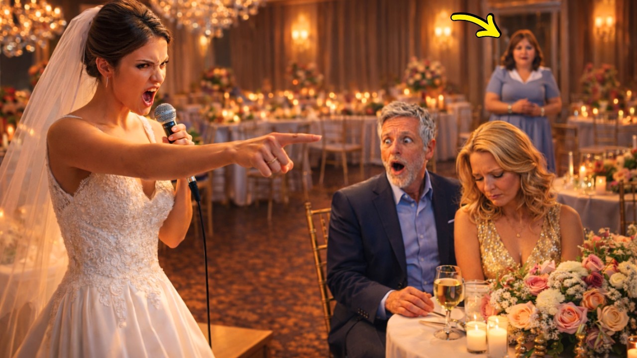 Marido APAGOU ela do convite de casamento da filha — Mas a FILHA subiu no palco e DESTRUIU ele