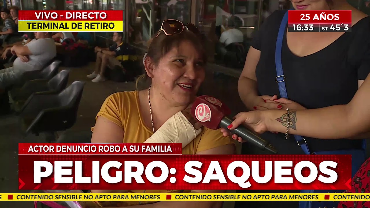 Denuncian robos en la terminal de Retiro