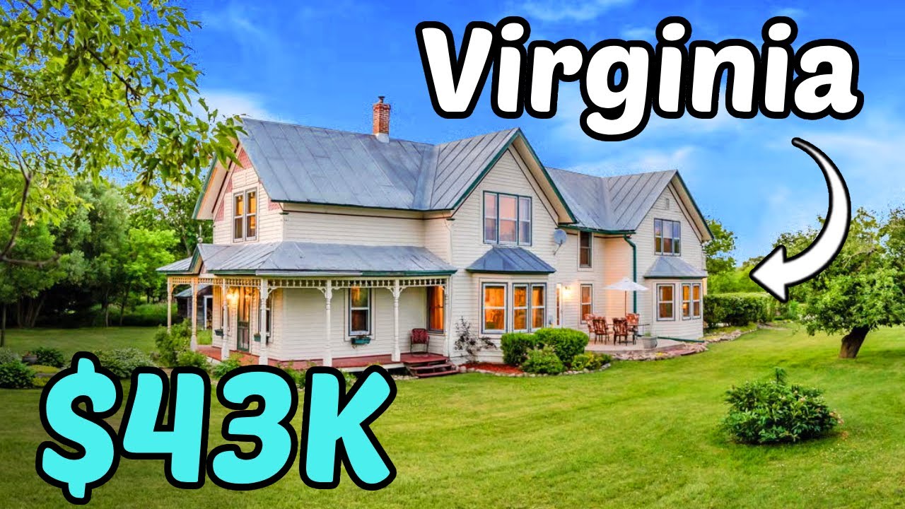 VIRGINIA: Dirt-Cheap NO HOA Houses without Land Lease That You Can Buy TODAY!