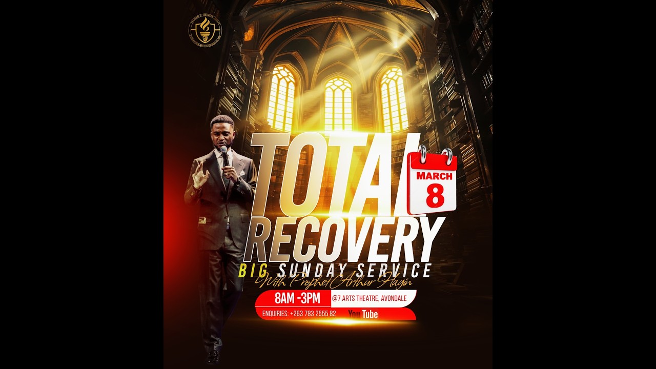 TOTAL RECOVERY  BIG SUNDAY SERVICE WITH PROPHET ARTHUR HAGIN