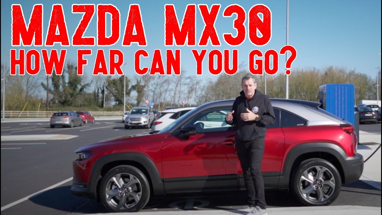 Электромобиль Mazda MX30: как далеко он может проехать? Долгая поездка на маленьком аккумуляторе.