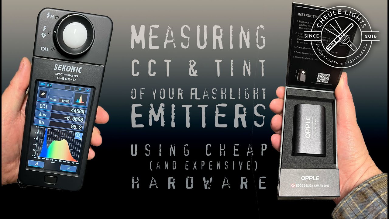 Measuring CCT & Tint of emitters