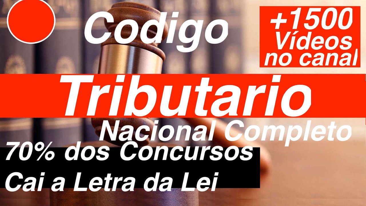Codigo Tributário Nacional Completo Atualizado - Lei 5172