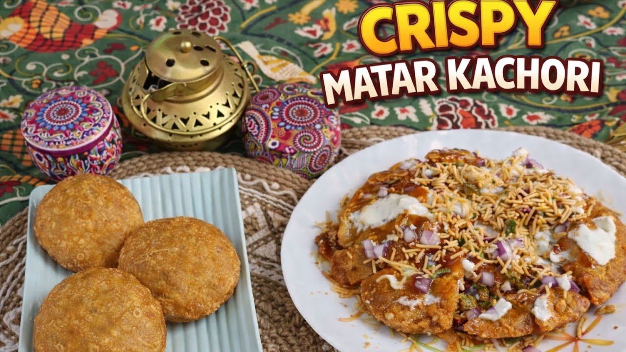 Crispy Matar Kachori खाने के बाद भी मन नहीं भरा😋|Perfect tea time snack @rituverma7034 #foodie#hype 