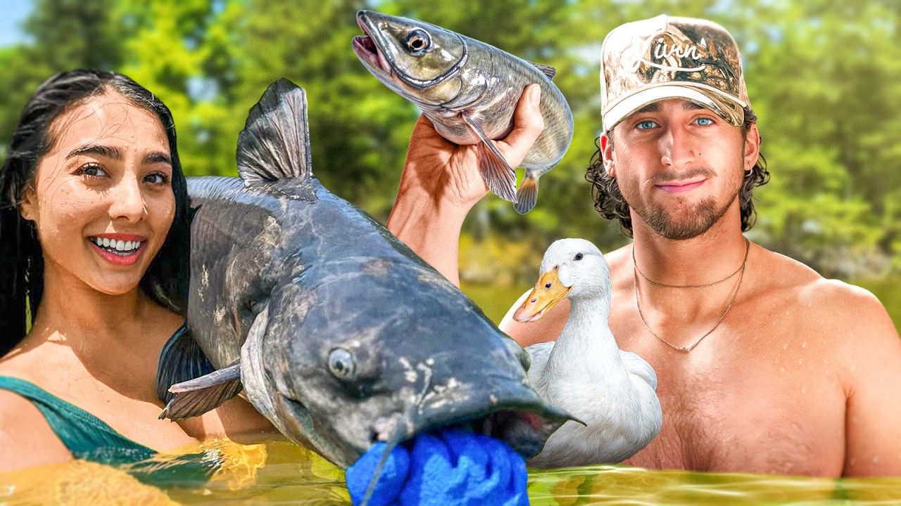 Fishing From A 5 Star Restaurant...