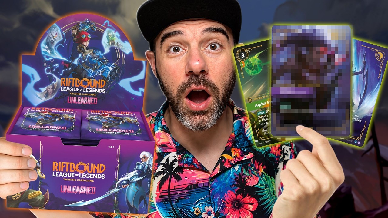 Распаковка бустер-бокса Riftbound Unleashed! Нам повезло!?