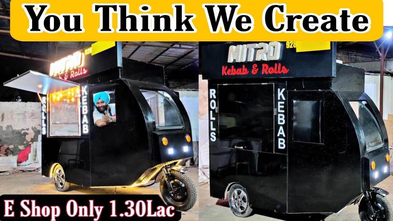 Food Cart For Kebab Business || Any Business Possible in E Shop By V Crea8 Delhi