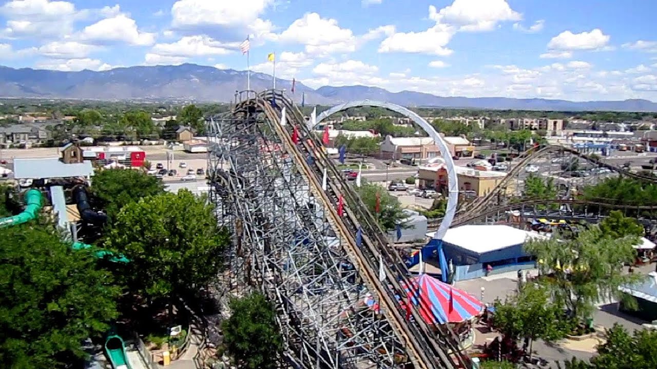 Cliff Hanger on-ride HD POV Cliff's Amusement Park