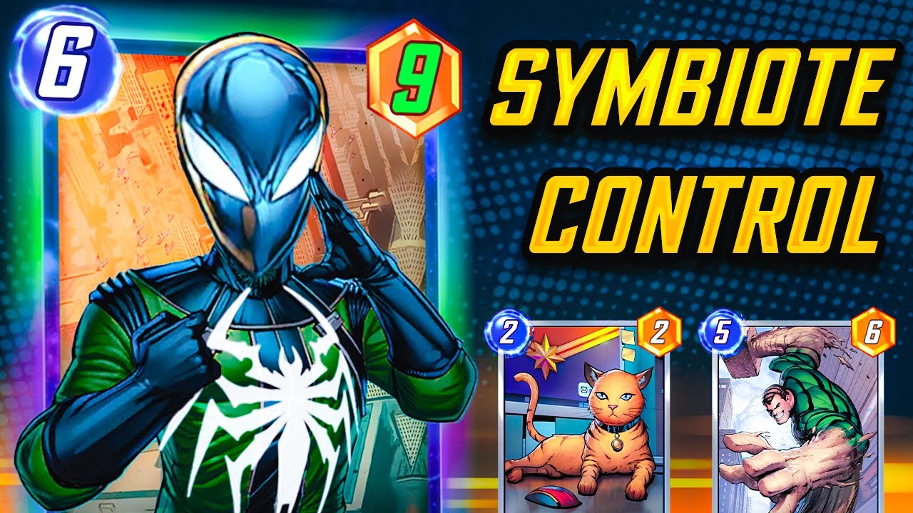 BEST Symbiote Spiderman Control Deck 86% Win Rate | Marvel Snap