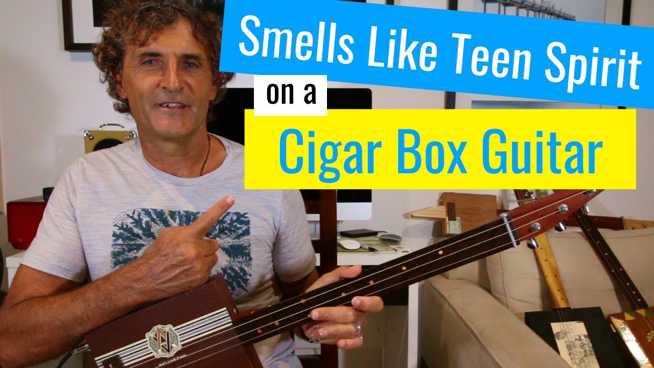 Smells Like Teen Spirit by Nirvana 3 string cigar box guitar lesson